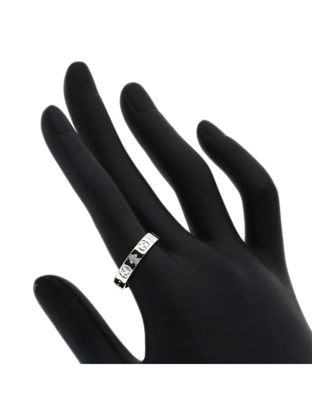 Gucci Icon Ring 18k White Gold